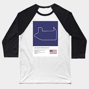 Las Vegas Strip Circuit [info] Baseball T-Shirt